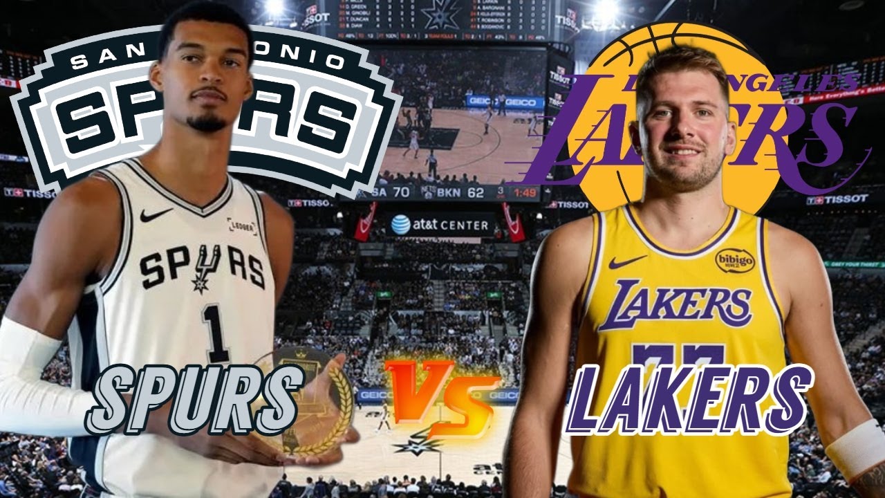 San Antonio Spurs vs Los Angeles Lakers Live Play by Play & Scoreboard