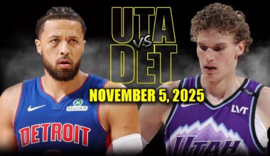 Utah Jazz vs Detroit Pistons Full Game Highlights - November 5, 2025 | NBA Season