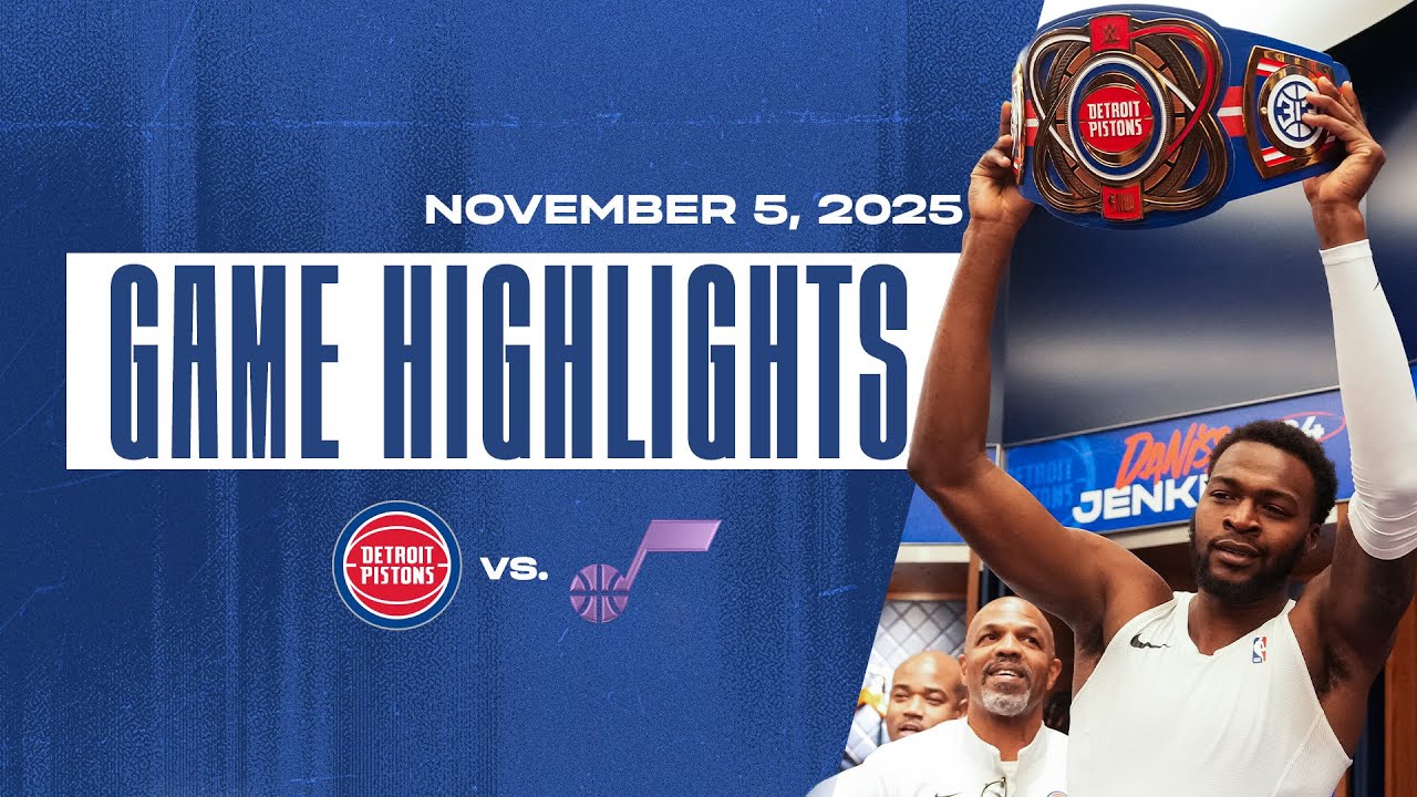 Game Highlights l Detroit Pistons vs Utah Jazz #nba #pistons #detroitpistons