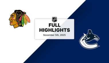 NHL Highlights | Blackhawks vs. Canucks | November 05, 2025
