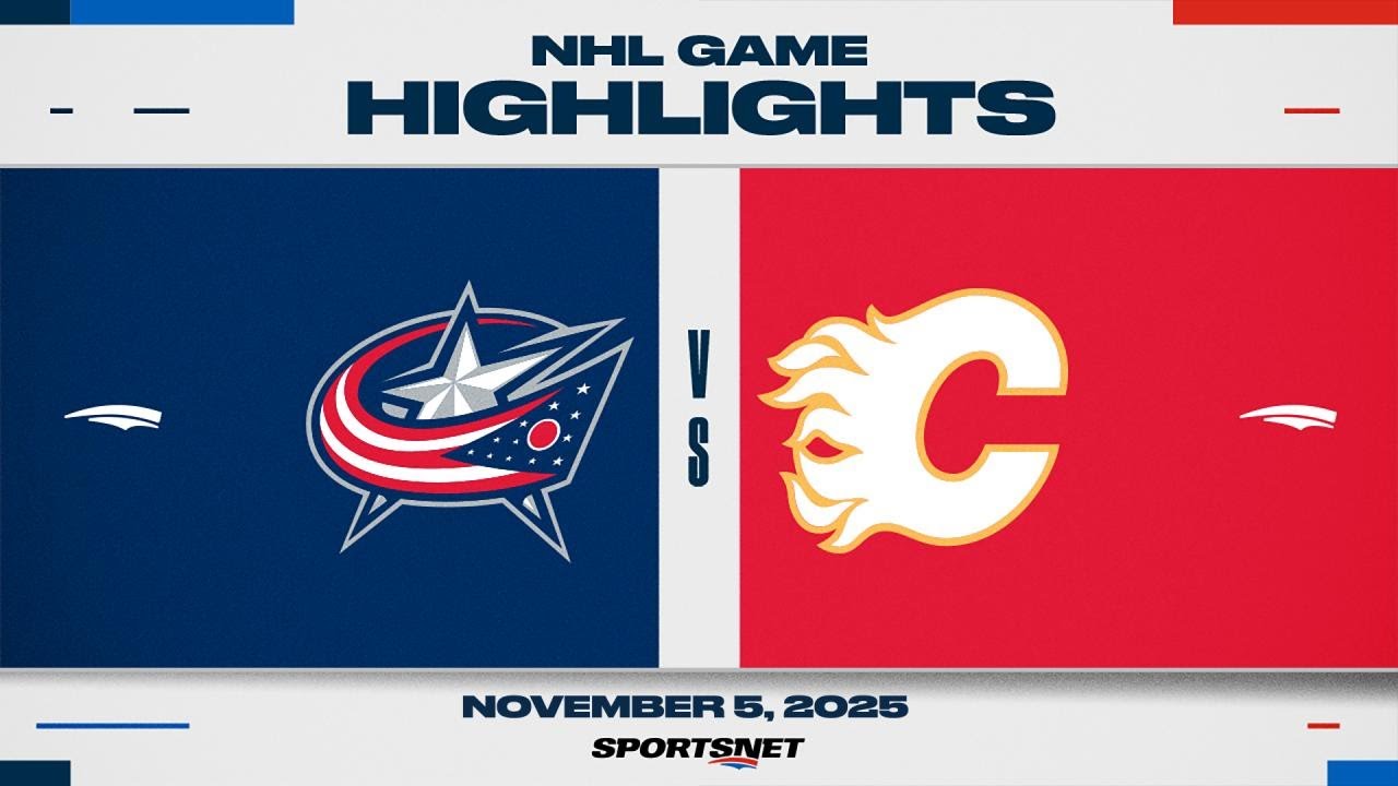 NHL Highlights | Flames vs. Blue Jackets - November 5, 2025