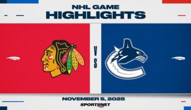 NHL Highlights | Blackhawks vs. Canucks - November 5, 2025