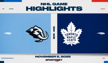 NHL Highlights | Maple Leafs vs. Mammoth - November 5, 2025