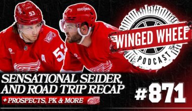 SENSATIONAL SEIDER & RED WINGS ROAD TRIP RECAP - Winged Wheel Podcast - Nov. 5th, 2025