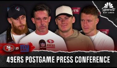 Kyle Shanahan, 49ers break down San Francisco's Week 9 win against Giants | NBC Sports BA