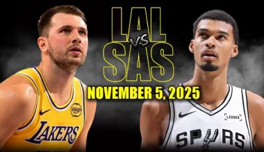 Los Angeles Lakers vs San Antonio Spurs Full Game Highlights - November 5, 2025 | NBA Season