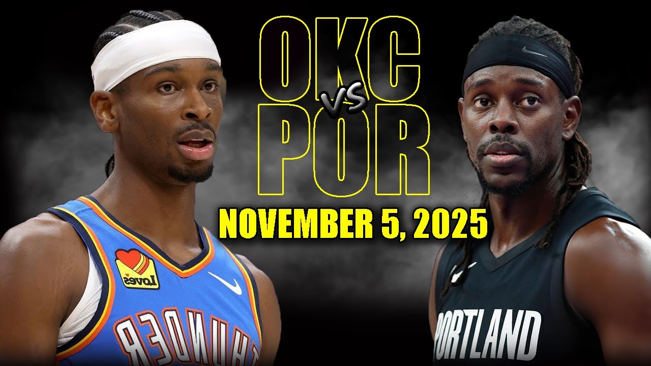 Oklahoma City Thunder vs Portland Trail Blazers Full Game Highlights - November 5, 2025 | NBA Season
