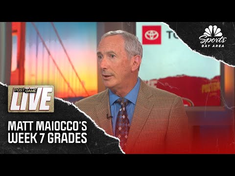 Grading 49ers' position groups, coaching in outstanding Week 7 win over Falcons | NBC Sports BA