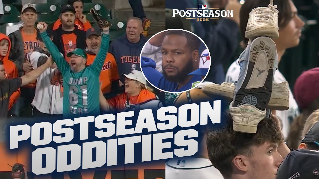 MLB's Funniest Bloopers & Oddities from the 2025 Postseason! 😂 (Rally shoes, Dump 61 Here AND MORE!)