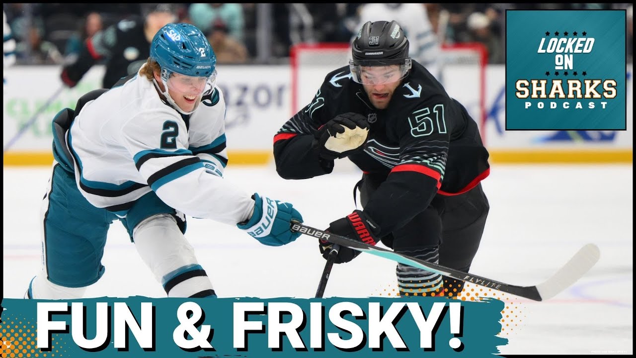 FUN & FRISKY: Macklin Celebrini, San Jose Sharks IGNITE Hope After BLOWOUT Victory Over Kraken