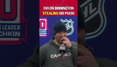 Ovi reacts to BINNER the PUCK BANDIT 👀