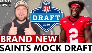 BRAND NEW Saints Mock Draft After 2025 NFL Trade Deadline