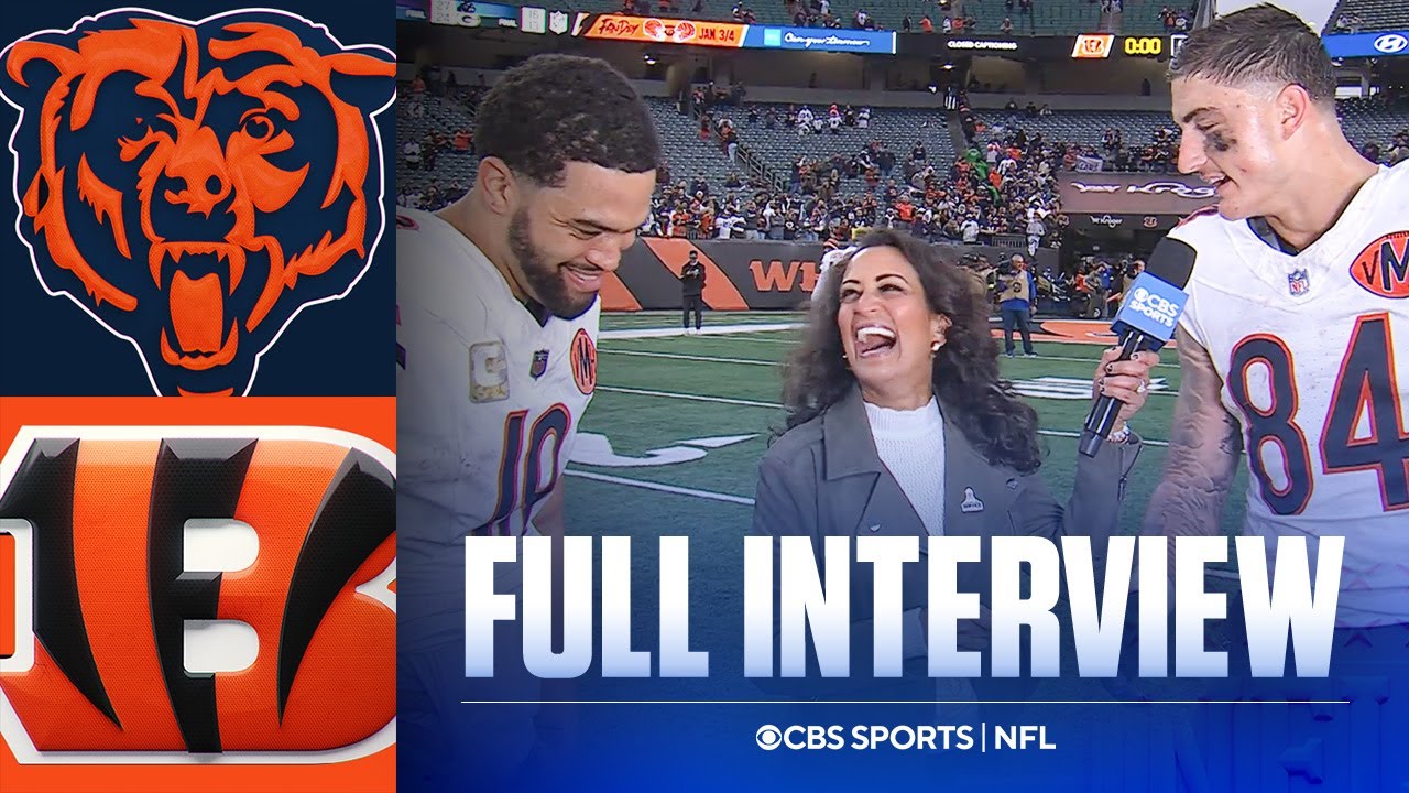 Caleb Williams & Colston Loveland on their epic GAME-WINNING touchdown to stun the Bengals