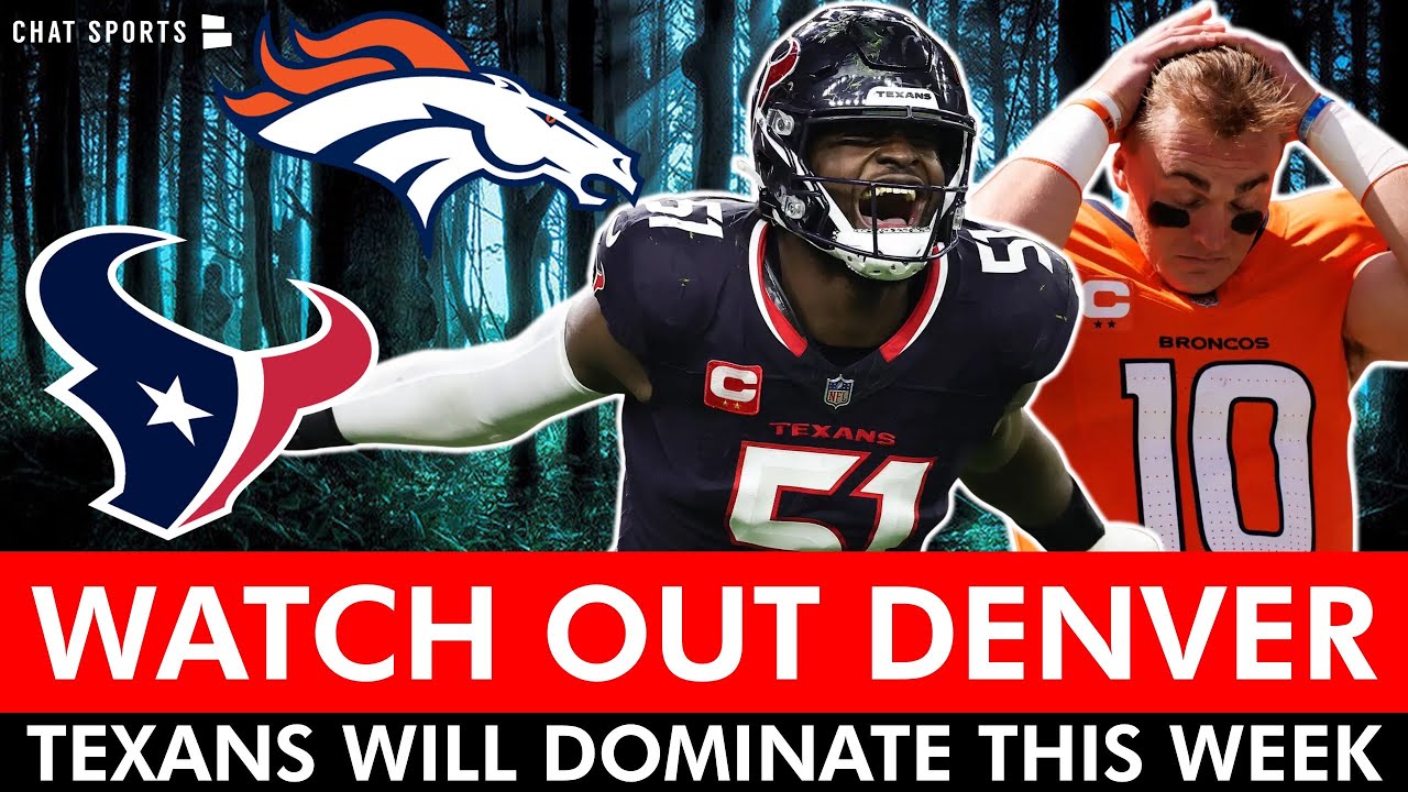 How The Texans Can Turn Their Entire Season Around & DOMINATE The Broncos