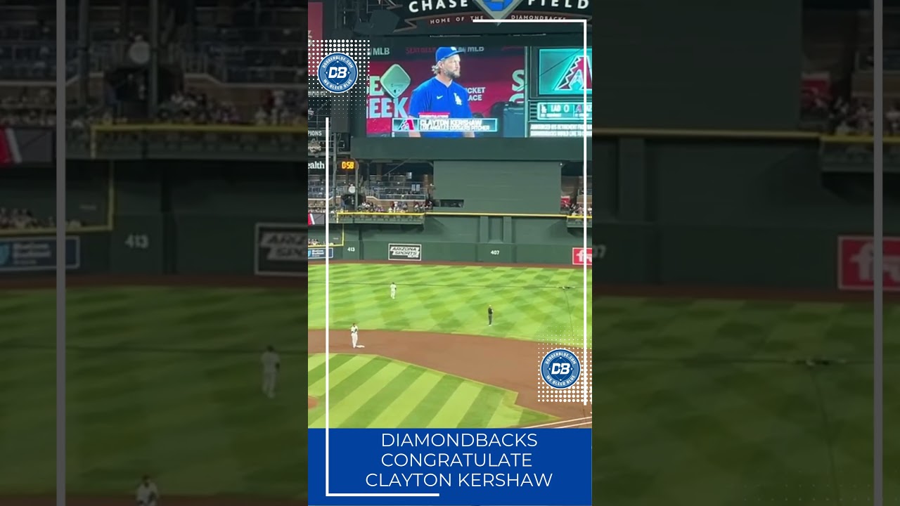 #Diamondbacks congratulate Clayton #Kershaw on retirement #ChaseField