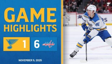 Game Highlights: Capitals 6, Blues 1