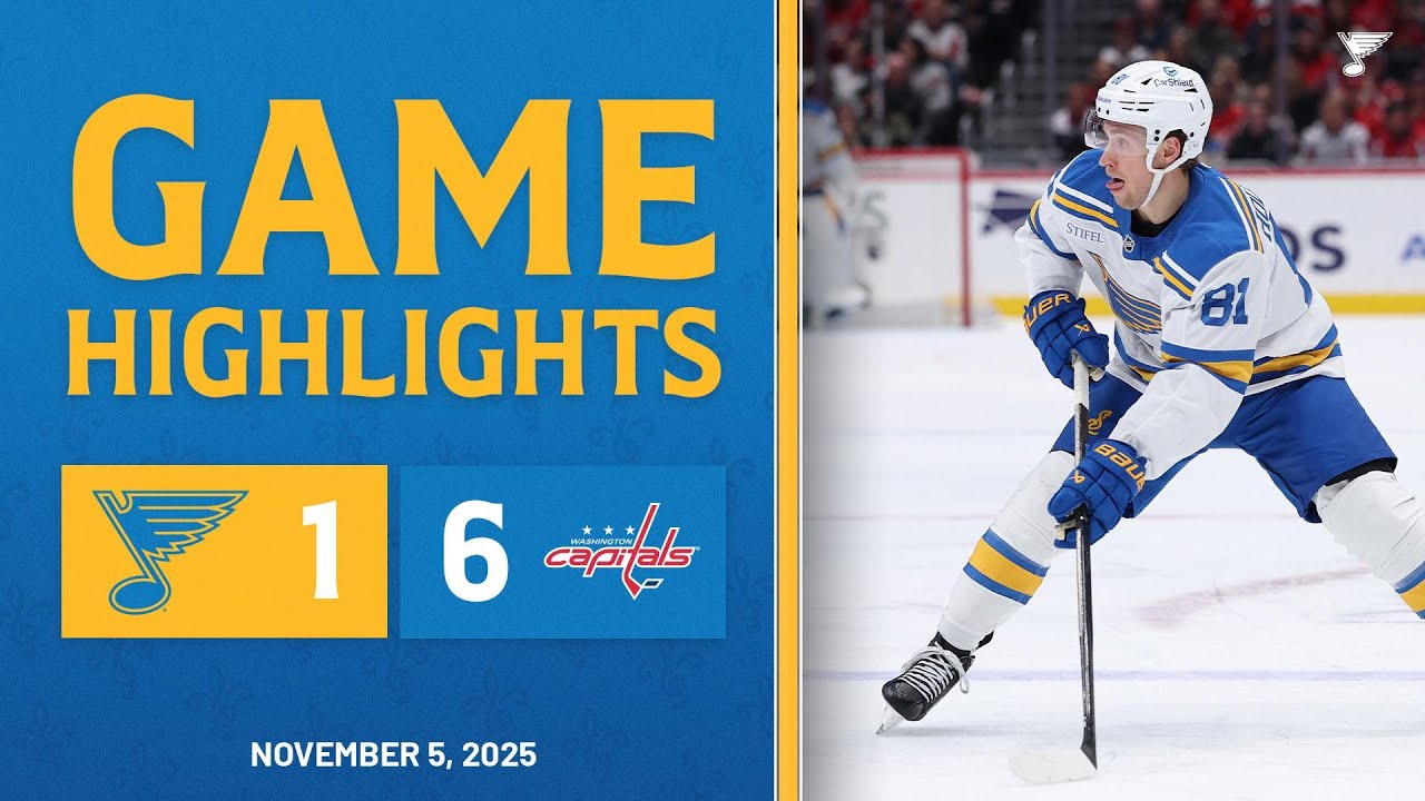 Game Highlights: Capitals 6, Blues 1