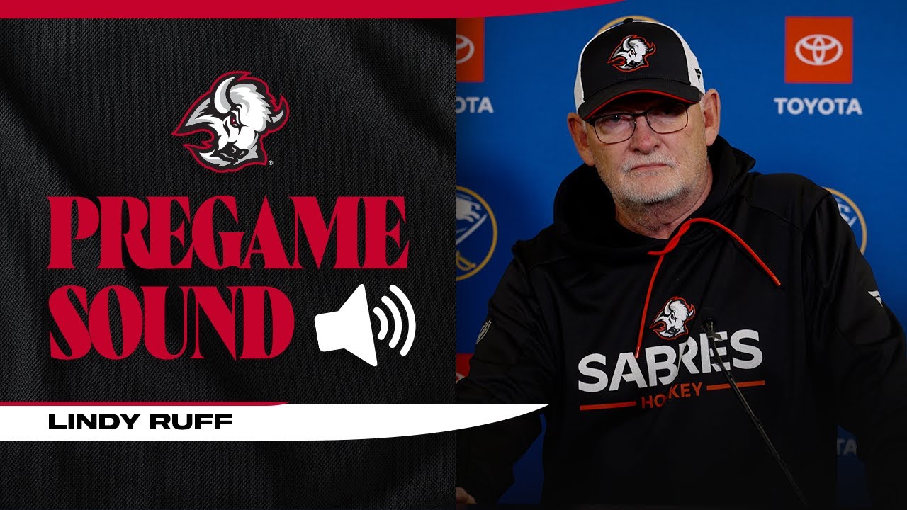Lindy Ruff Pregame Media | Buffalo Sabres vs St. Louis Blues | Tyson Kozak Injury Update