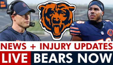 Chicago Bears News: Bears Cut A Player, TJ Edwards Update, NEW Injury Report | LIVE