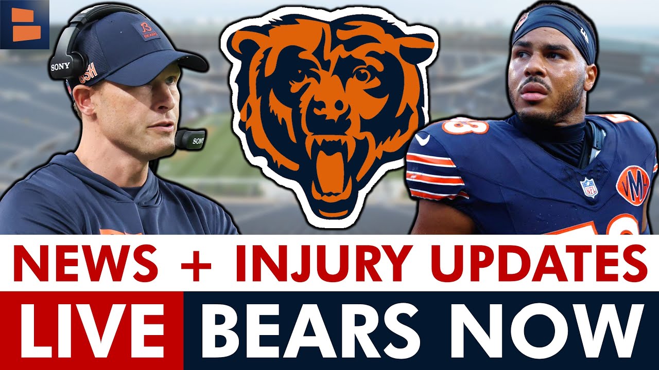 Chicago Bears News: Bears Cut A Player, TJ Edwards Update, NEW Injury Report | LIVE
