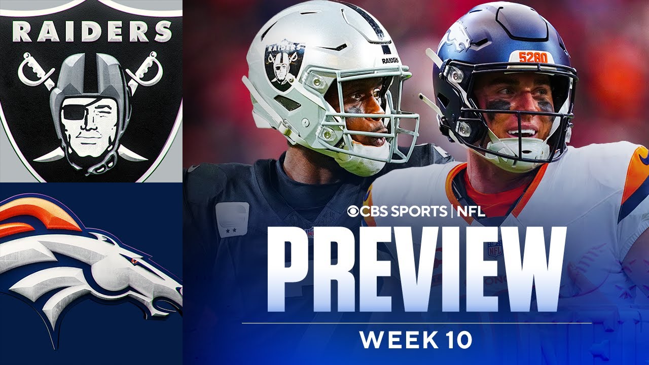 Raiders vs Broncos Thursday Night Football PREVIEW | NFL Week 10