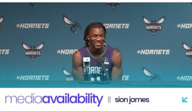 Hornets vs Jazz: Sion James Postgame Media Availability | 11/2/2025