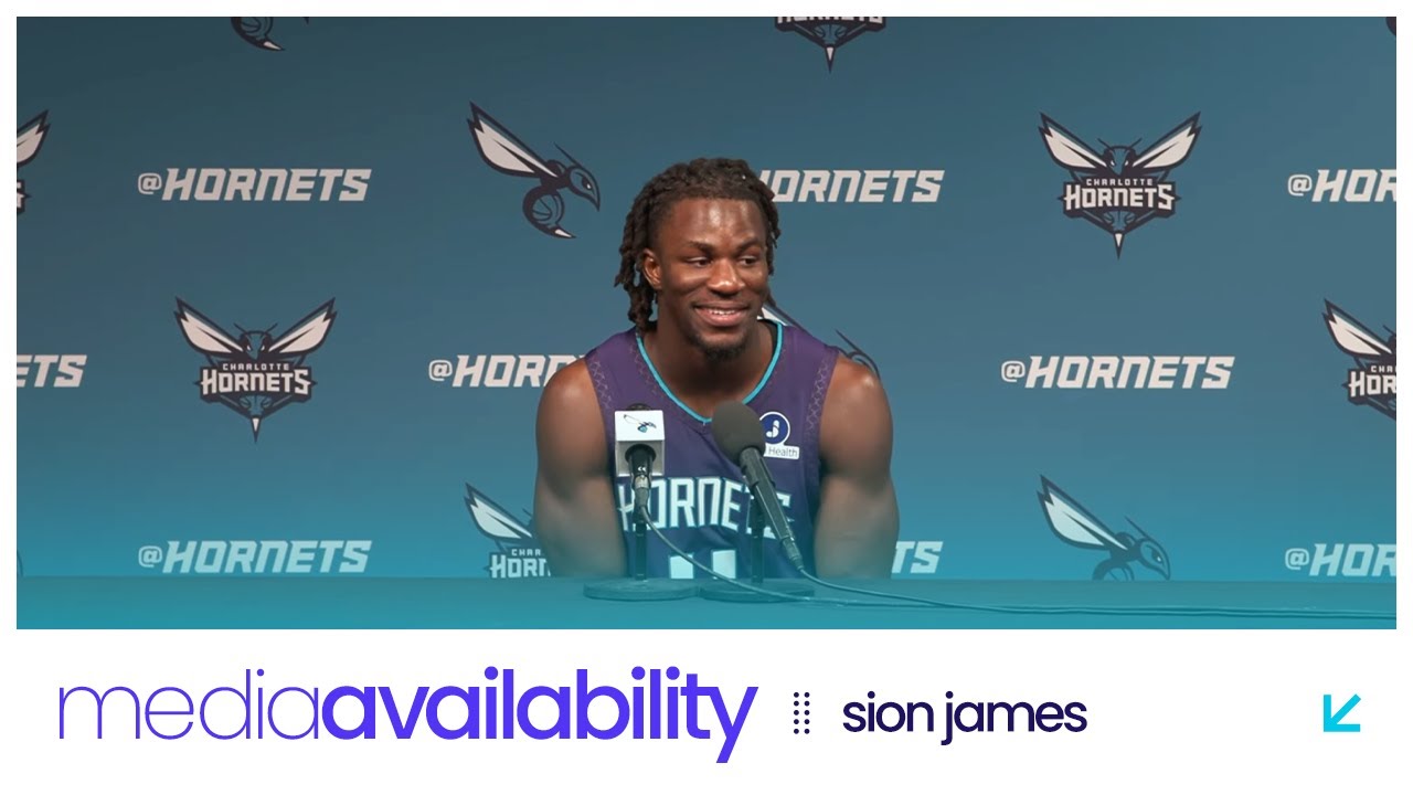 Hornets vs Jazz: Sion James Postgame Media Availability | 11/2/2025