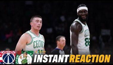 INSTANT REACTION: Celtics DOMINATE Wizards in much-needed win