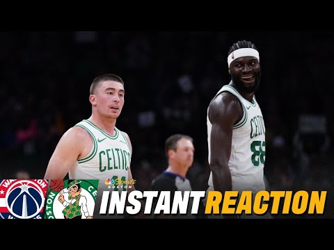 INSTANT REACTION: Celtics DOMINATE Wizards in much-needed win