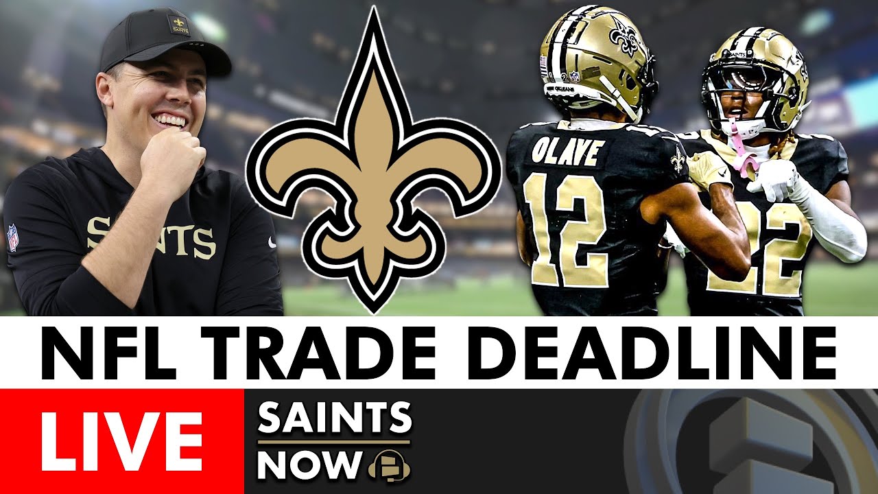 New Orleans Saints 2025 NFL Trade Deadline LIVE | Rashid Shaheed & Trevor Penning TRADE ALERT