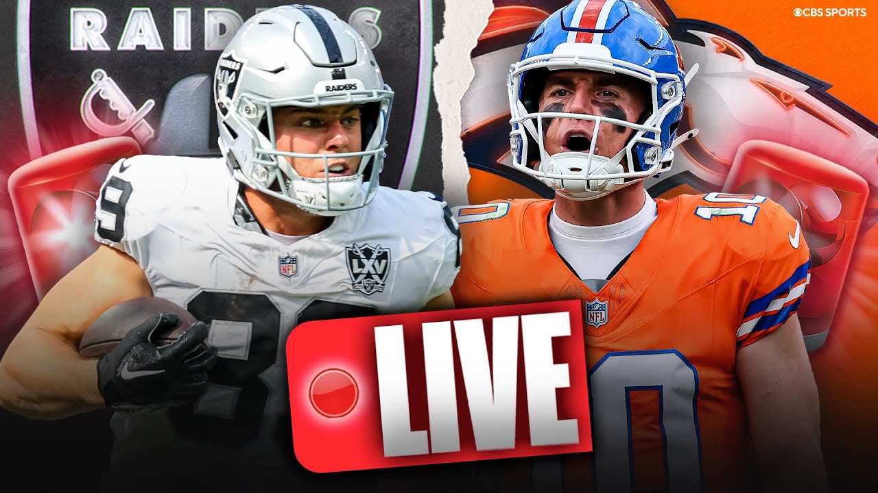 Thursday Night Football LIVE Pregame: Raiders vs Broncos Picks, Predictions and Best Bets