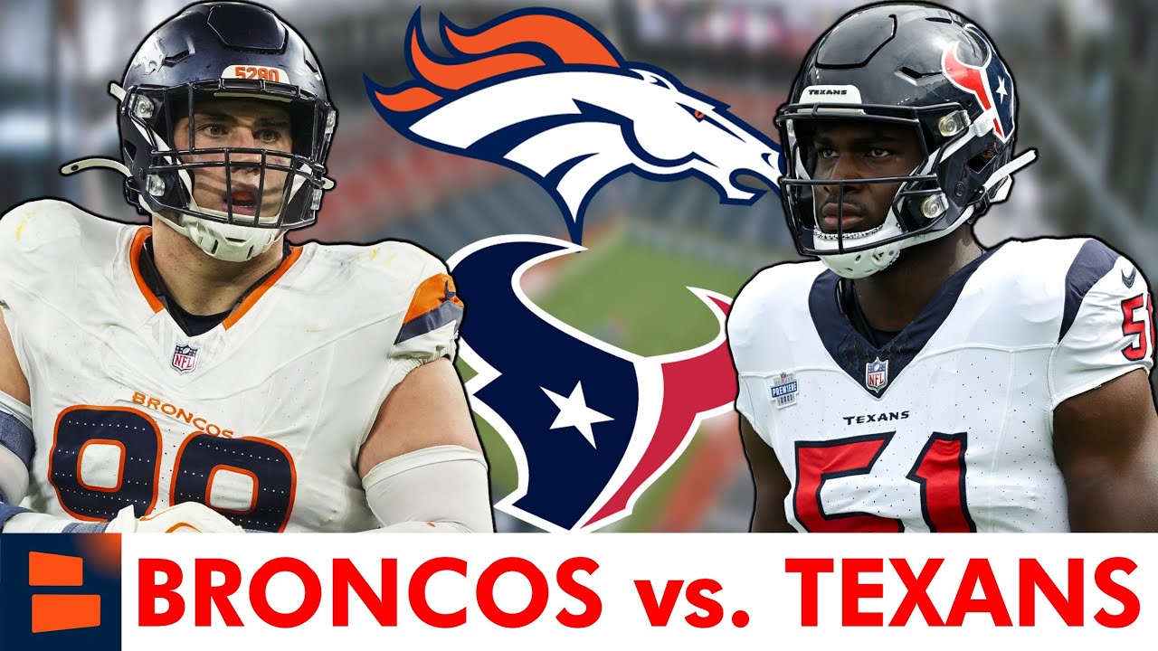 Denver Broncos vs. Houston Texans FULL BREAKDOWN | Injury Reports, Predictions & Analysis