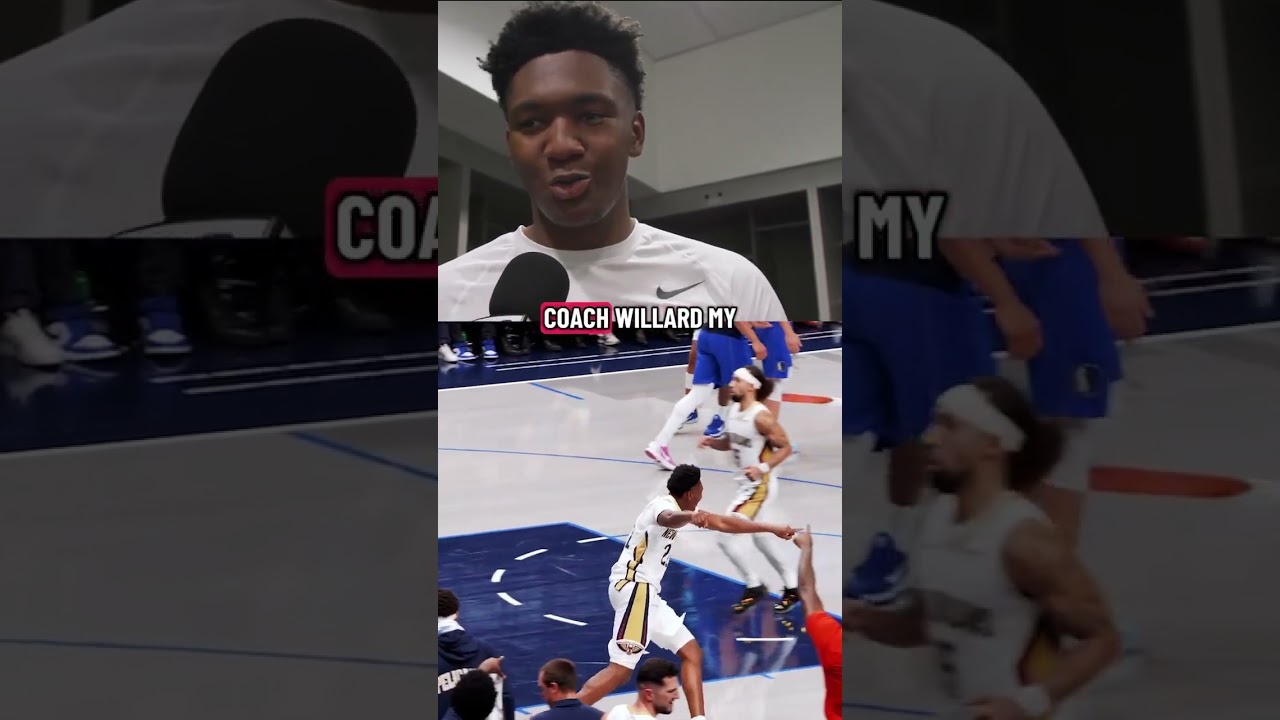 Derik Queen bringing the laughter 🤣 #pelicans #nba