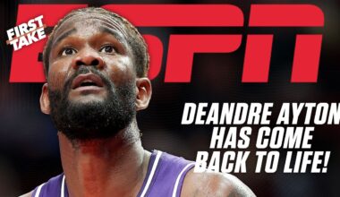 Stephen A. is SHOCKED by Deandre Ayton's uptick with the Los Angeles Lakers 📈 | First Take