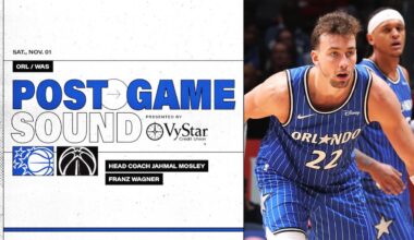 POSTGAME SOUND: ORLANDO MAGIC VS. WASHINGTON WIZARDS | COACH MOSE & FRANZ WAGNER