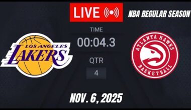NBA LIVE! Los Angeles Lakers vs Atlanta Hawks | November 6, 2025 | Lakers vs Hawks 2K26