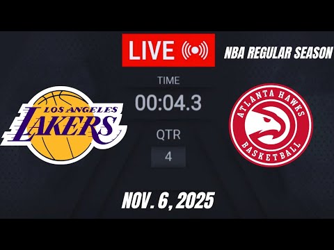 NBA LIVE! Los Angeles Lakers vs Atlanta Hawks | November 6, 2025 | Lakers vs Hawks 2K26