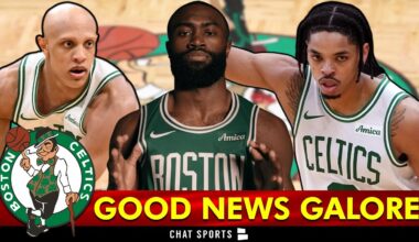 Boston Celtics Get A TRIPLE DOSE OF GREAT NEWS After Win vs. Wizards