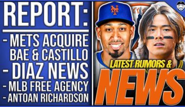 REPORT: Mets ACQUIRE Ji Hwan Bae & Jose Castillo, Edwin Diaz Contract NEWS, Richardson News REVEALED