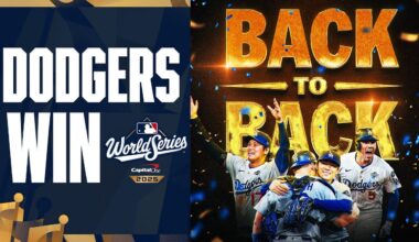 BACK-TO-BACK! MOST ICONIC moments from the Dodgers' 2024 and 2025 World Series Champion teams 🏆