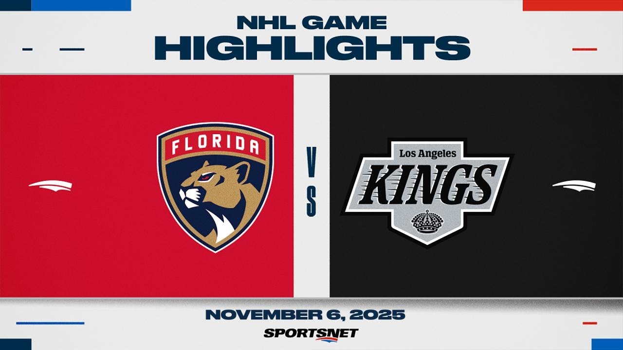 NHL Highlights | Panthers vs. Kings - November 6, 2025