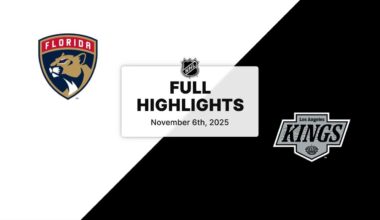 NHL Highlights | Panthers vs. Kings | November 06, 2025