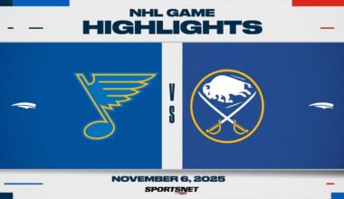 NHL Highlights | Blues vs. Sabres - November 6, 2025