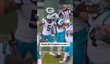 Rico Dowdle’s TD celebration was comedy 😂🔥 #nfl #panthers