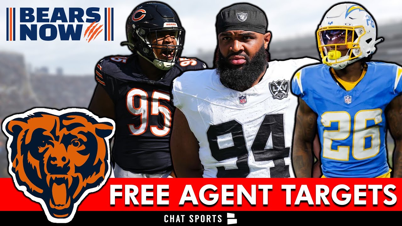 3 Chicago Bears Free Agent Targets To Sign AFTER The 2025 NFL Trade Deadline