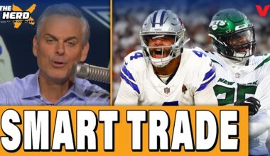 Dallas Cowboys made SMART MOVE with Quinnen Williams trade from Jets | THE HERD NFL w/ Colin Cowherd