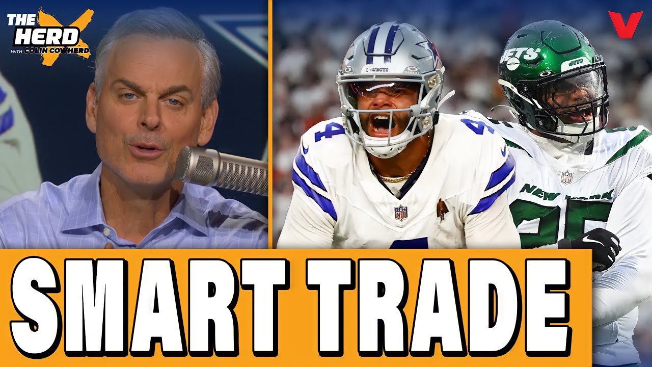 Dallas Cowboys made SMART MOVE with Quinnen Williams trade from Jets | THE HERD NFL w/ Colin Cowherd