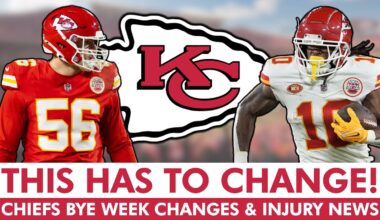 Kansas City Chiefs Making MAJOR Bye Week Changes Ft. Isiah Pacheco, George Karlaftis & Josh Simmons?