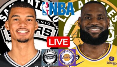 LIVE: SAN ANTONIO SPURS vs LOS ANGELES LAKERS | NBA | PLAY BY PLAY | SCOREBOARD