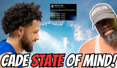 EASY NIGHT FOR CADE!! Jazz vs Pistons Game Highlights(REACTION)